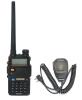 Baofeng uv-5r walkie talkie 136-174/400-520mhz двухстороннее радио +1- pcs baofeng спикер микрофон