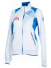 Куртка тренировочная женская (белый/голубой)(синий/голубой)