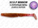 Crazy Fish SCALP MINNOW 3"/13-Purple Pepper