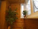 Отделка балкона (лоджии) деревянной вагонкой