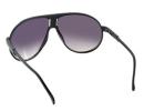 28087 Unisex PC Frame Glass Lens Sports Polarized Sunglasses (Black)