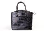 Стильная сумка Fashion croco: нежно-серый, черный.