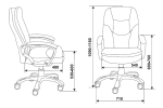 Кресло руководителя CH-868AXSN/MF110 (серая микрофибра)