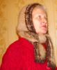 Шапка «Лапландия» женская вязанная из пуха колли .
