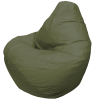 Кресло мешок Груша Макси темно-оливковое
