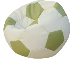 Кресло-мешок "Мяч Стандарт" бело-оливковое