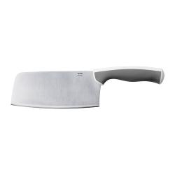 Китайский нож-топорик, светло-серый, белый