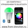 Led лампочка E27 с bluetooth wi-fi