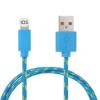 1 м USB дата кабели для iPhone ткань плетеный кабель синхронизации зарядного шнура для iphone6s iPhone 5 iphone5s