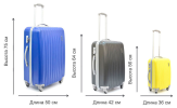 Продам: Пластиковые чемоданы на 4 колесах