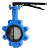 Corrosion preventive manufacturers cast iron ONE STEM NO PIN LUG BUTTERFLY VALVE