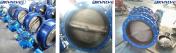 промышленный дроссельный клапан Ductile Iron cast steel DN700 Worm...