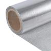 Aluminum foil glass fiber cloth, High strength and good flexibility, High working temperature, Thermal insulation, Color silver,  115 g/m2