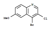 4-BROMO-3-CHLORO-6-METHOXYQUINOLINE