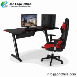 E-Sports Computer Desk Table With Large Ergonomic Surface and Heavy...
