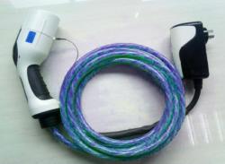 Electric vehicle AC light emitting charging cable technology...