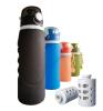 Продам: New camping premium folding antibacterial filter water bottle