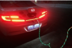 Charging pile AC luminous electric vehicle charging cable