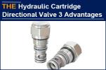 AAK Hydraulic Directional Cartridge Valve has 3 advantages, replacing...