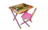 Наборы  детской складной трансформируемой мебели №3 "Чебурашка" розовый