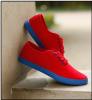 Модные туфли красного цвета
